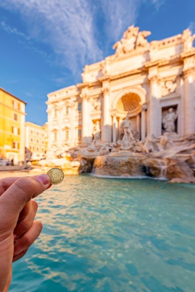 fontana di trevi fontana di trevi en Italia
